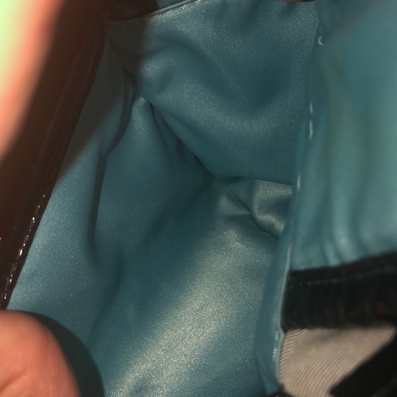 AUTHENTIC Black and grey coach bag. Blue inside - Picture 6 of 9